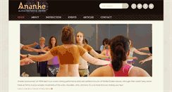 Desktop Screenshot of anankedance.com